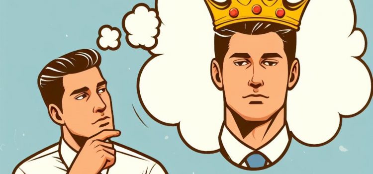 The King Archetype: Understanding Healthy Masculinity A man imagining himself as a King.