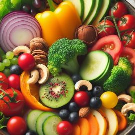 A bowl of healthy food as part of Layne Norton's diet.