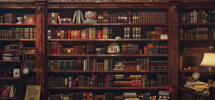 A bookshelf full of MBTI books and knick-knacks.