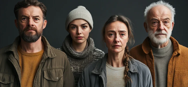 What Is a True Believer? 4 Types Drawn to Mass Movements four people of various ages standing next to each other and facing the camera illustrate what a true believer is