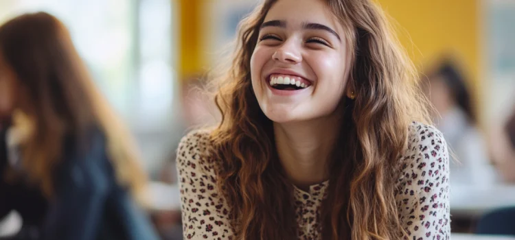 Why Learning Should Be Fun: Maximizing Potential A happy student in a classroom, showing that learning should be fun