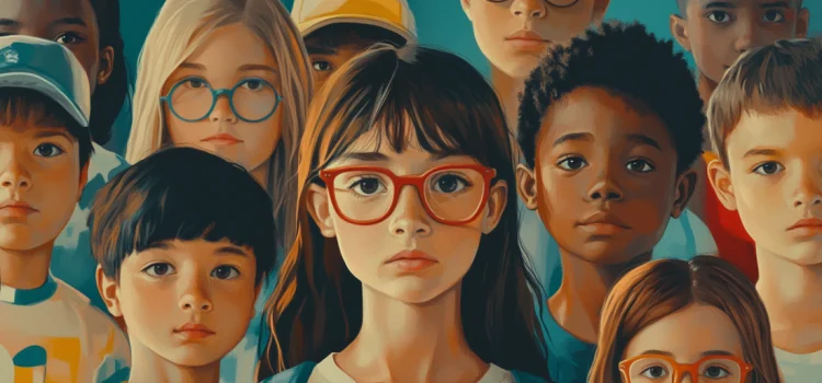 A diverse group of children showing the importance of inclusivity