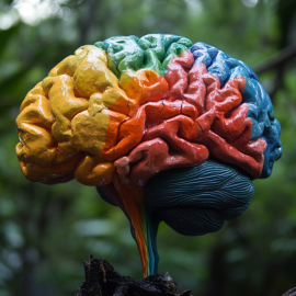 A colorful brain representing different emotions and showing why emotional intelligence matters