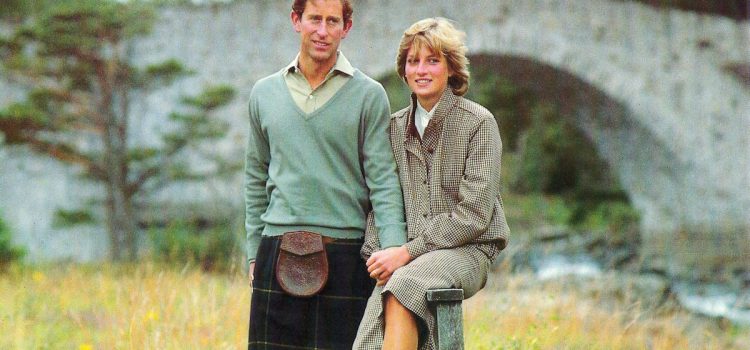 The royal couple at Balmoral Castle in 1981 illustrates Prince Charles and Princess Diana's divorce years later
