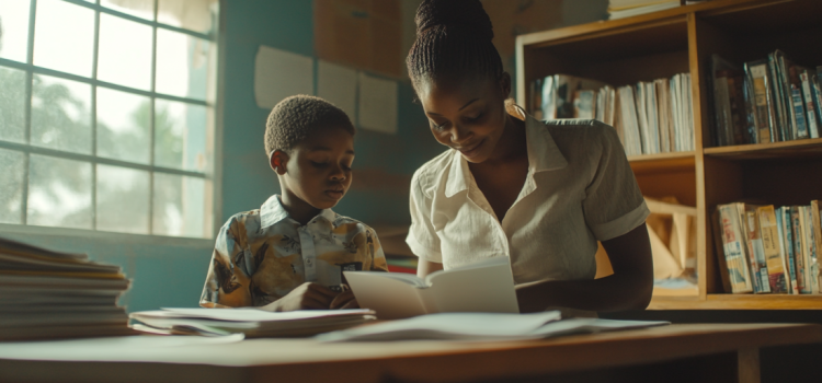 3 Damaging Examples of Classroom Accommodations A teacher helping a student with their work as an example of classroom accommodations