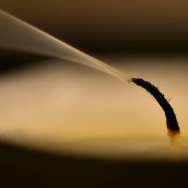 Smoke rising from an extinguished candle illustrates why good ideas fail