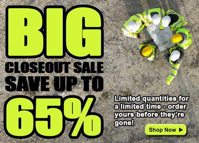 BIG Clearance Sale! Save up to 65%! Limited quantities for a limited time - order yours before they're gone!