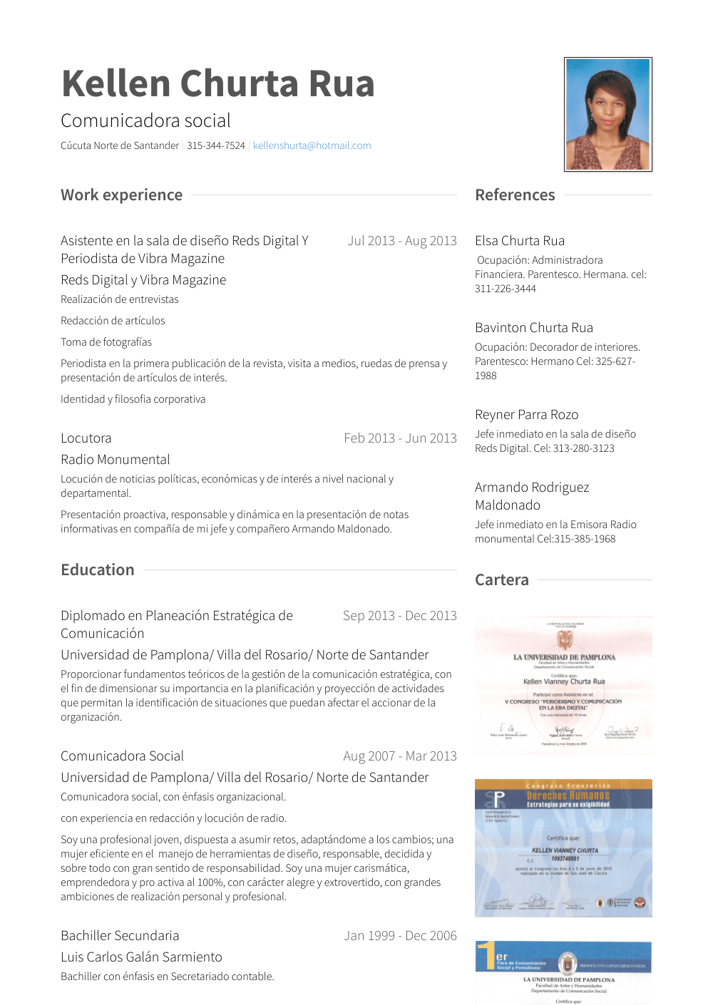 Curriculum vitae periodista 07 image