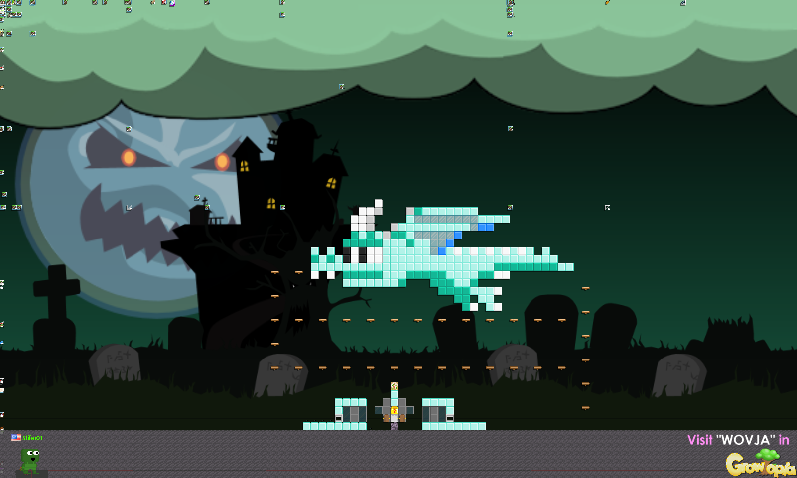 Holy crap I found this insane pixel art 195 days lock r/growtopia