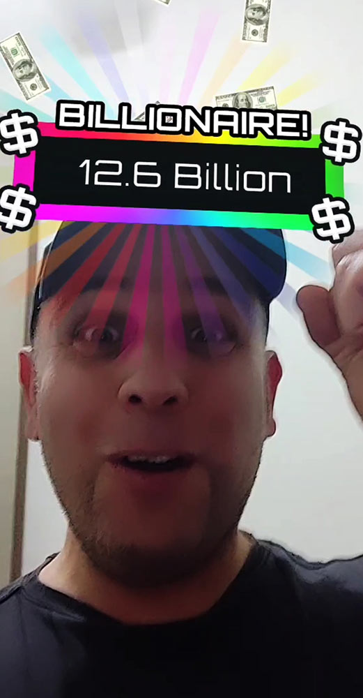 Billionaire Net Worth Game Instagram Filter