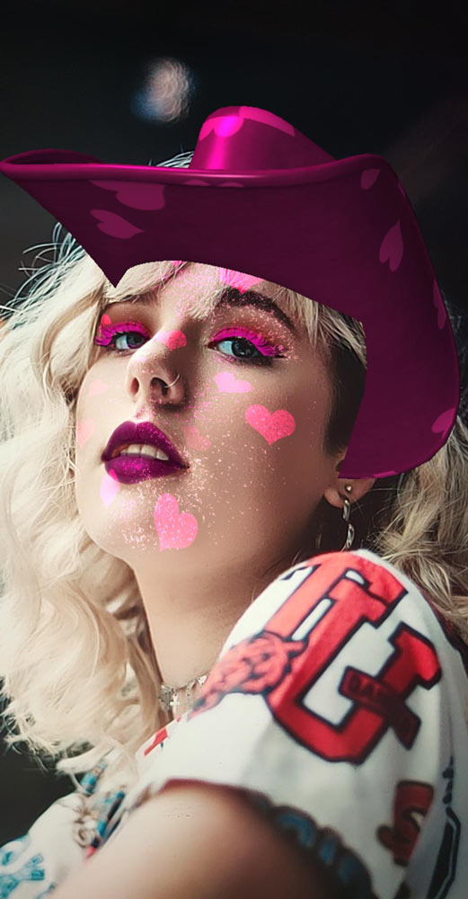 Glitter Love Beauty Makeup Instagram Filter