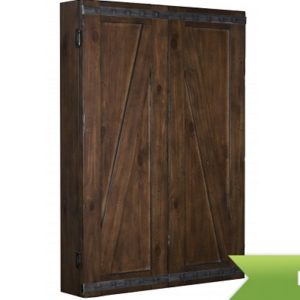 Legacy Rustic Dartboard Cabinet