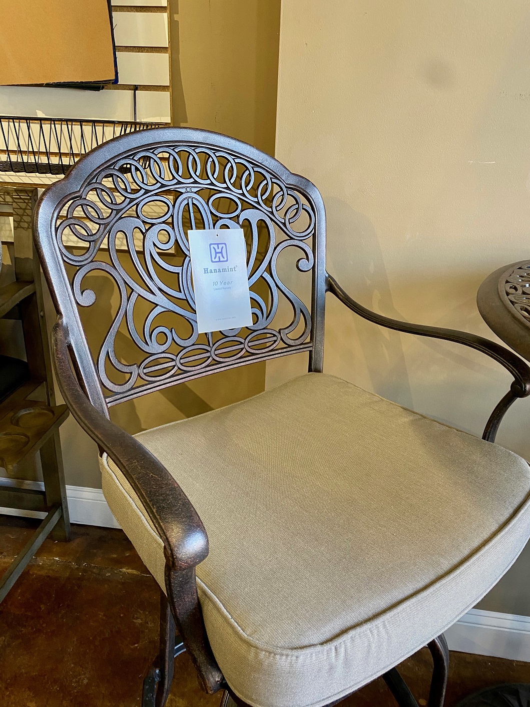 hanamint tuscany bistro set