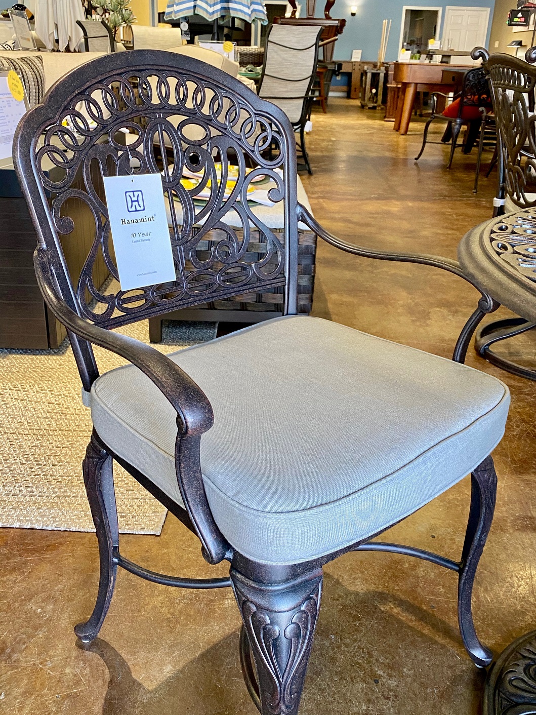hanamint tuscany bistro set