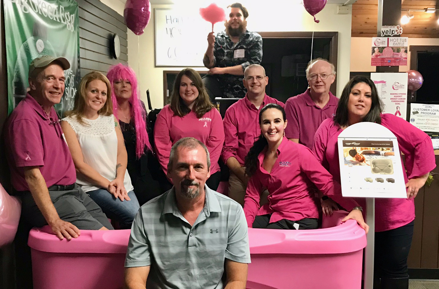 Allen Pools & Spas is Making Strides Against Breast Cancer
