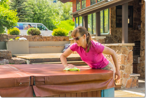 Spa Cover Cleaning And Care Aqua Vita Spas
