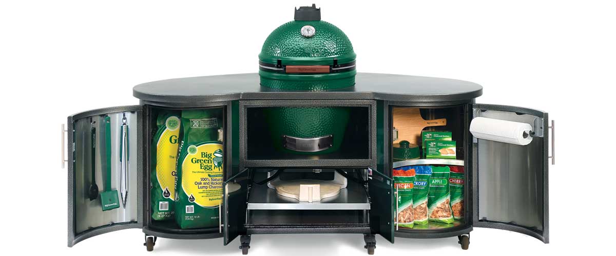 Big Green EGG Custom Cooking Island