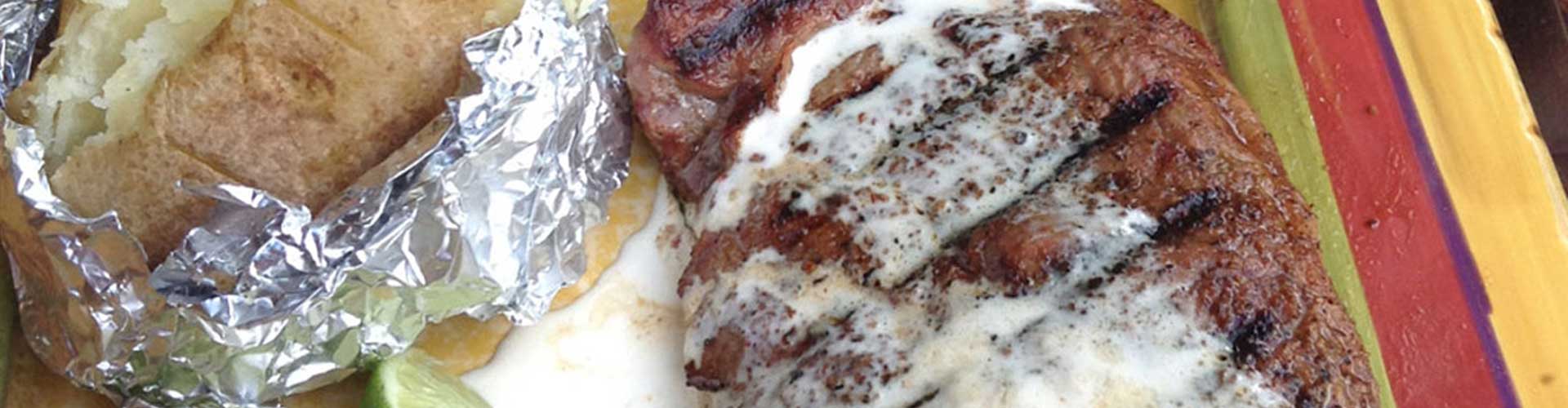 NY Strip Steaks Coastal Spa & Patio