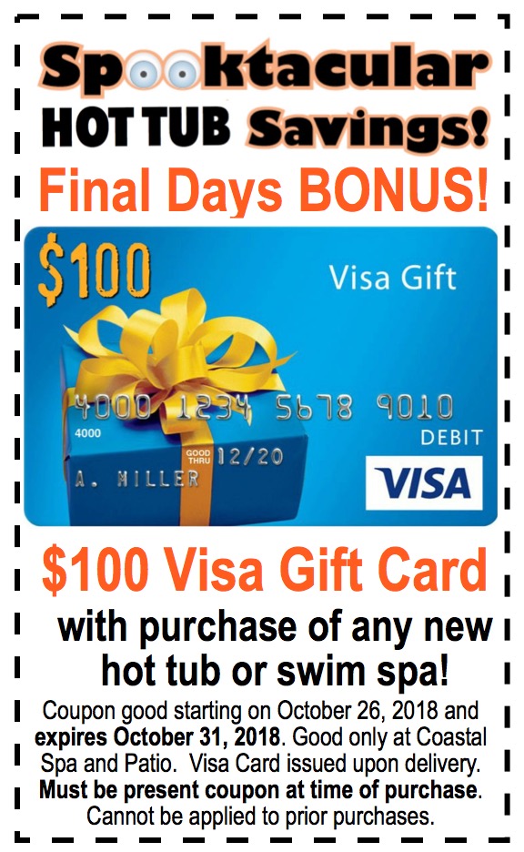 final days coupon Coastal Spa & Patio