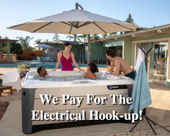 electrical hook up Coastal Spa & Patio