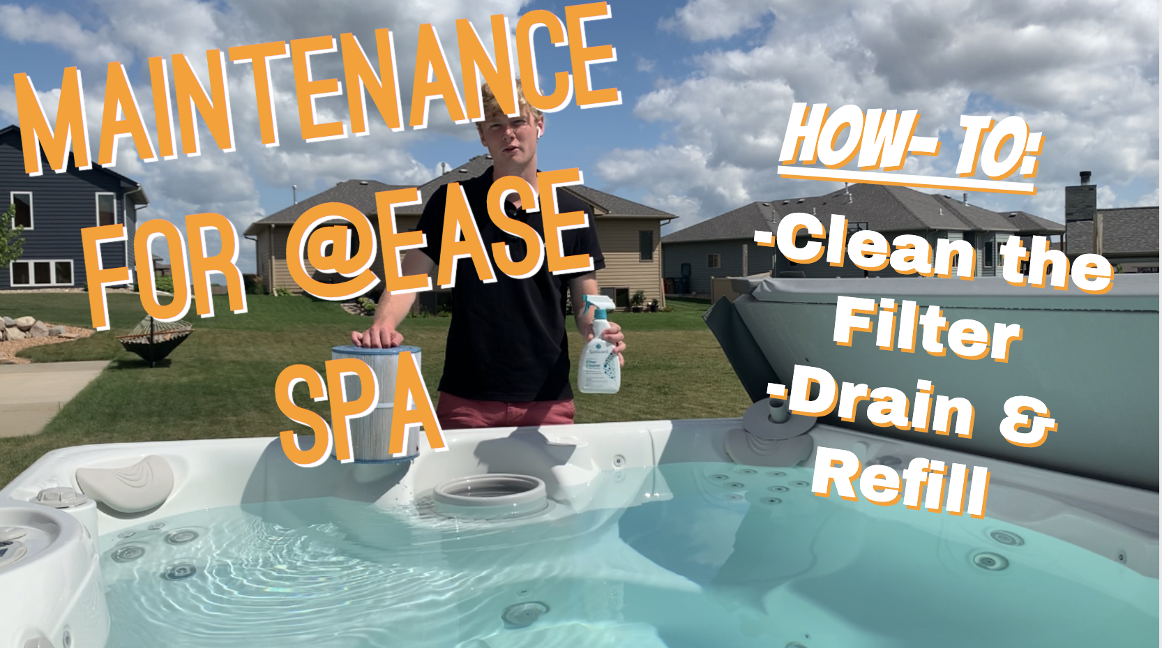 Maintenance for Ease Spa System Hot Tubs Sioux Falls, Brookings