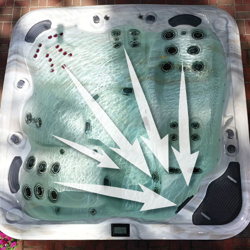 BestLife hot tub top level skimmer