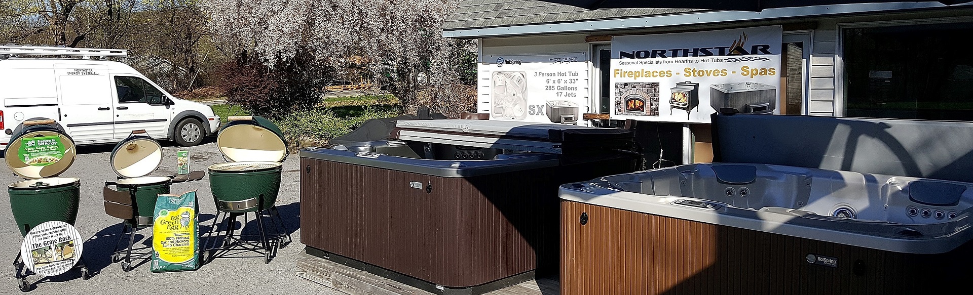 We are a Hot Tub Dealer!