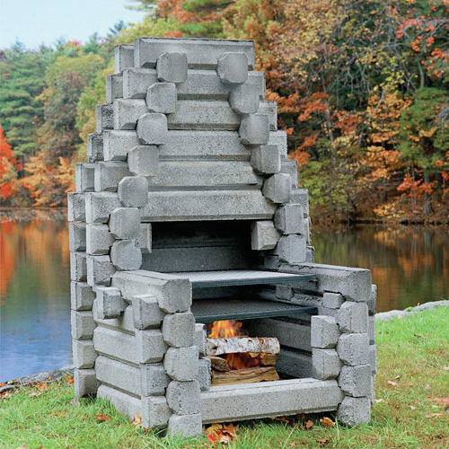 Link Log Outdoor Fireplace Fireplace Guide by Linda