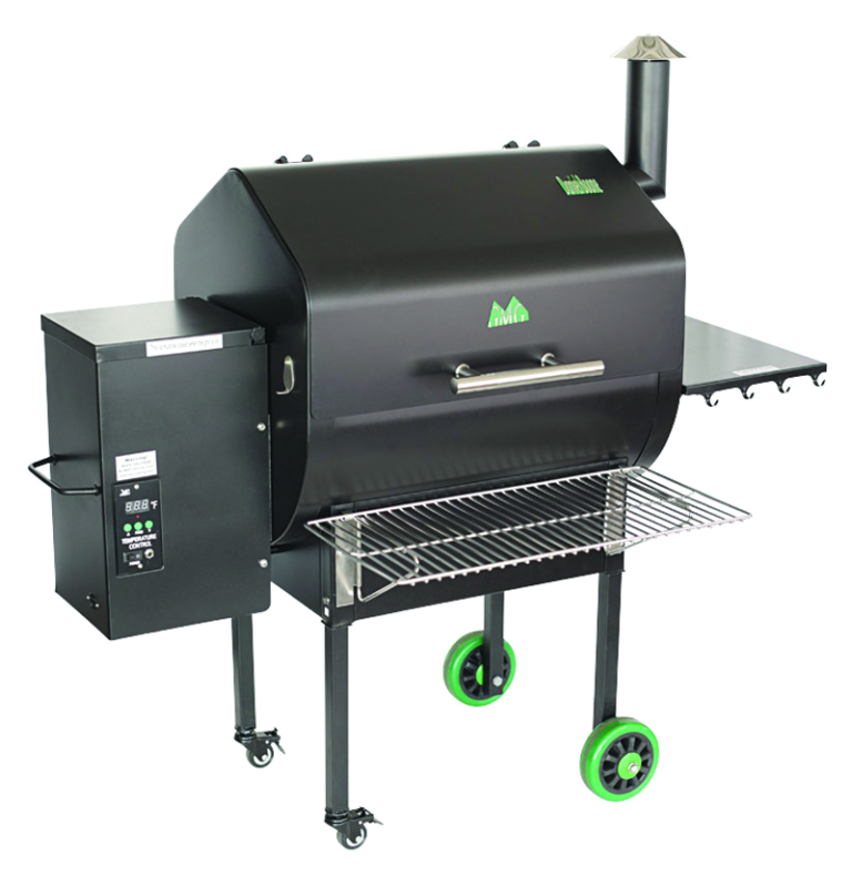 Green Mountain Grill Jim Bowie Front Shelf Oakwood Pool and Spa