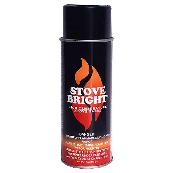 Stove Bright Stove Bright™ High Temperature Metallic Black Stove Paint