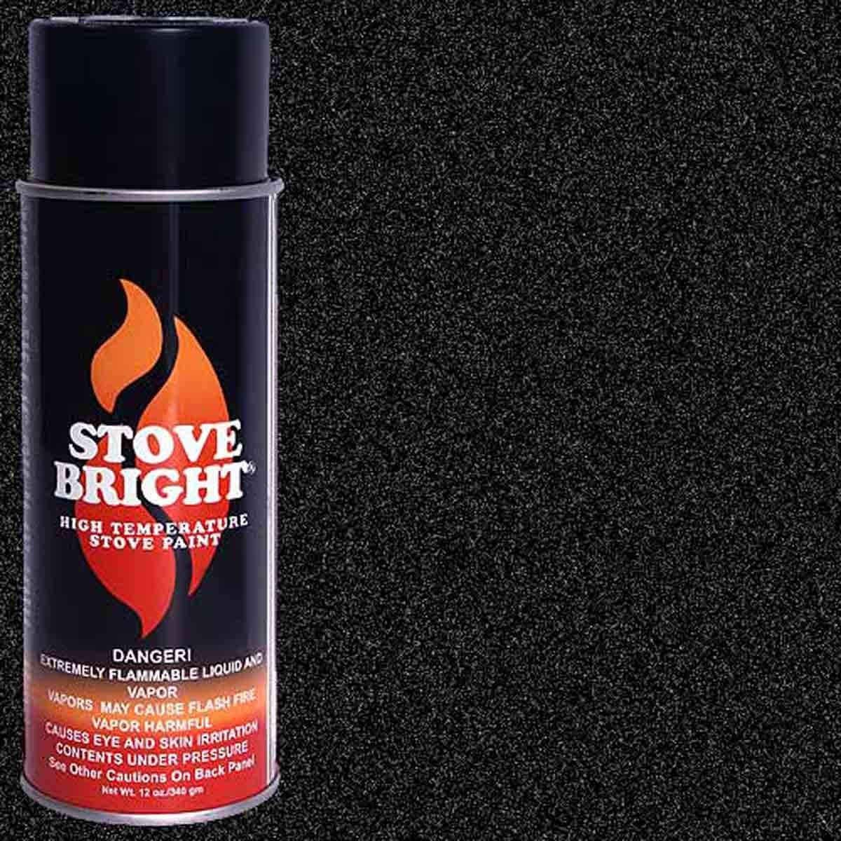 Stove Bright Stove Bright™ High Temperature Metallic Black Stove Paint