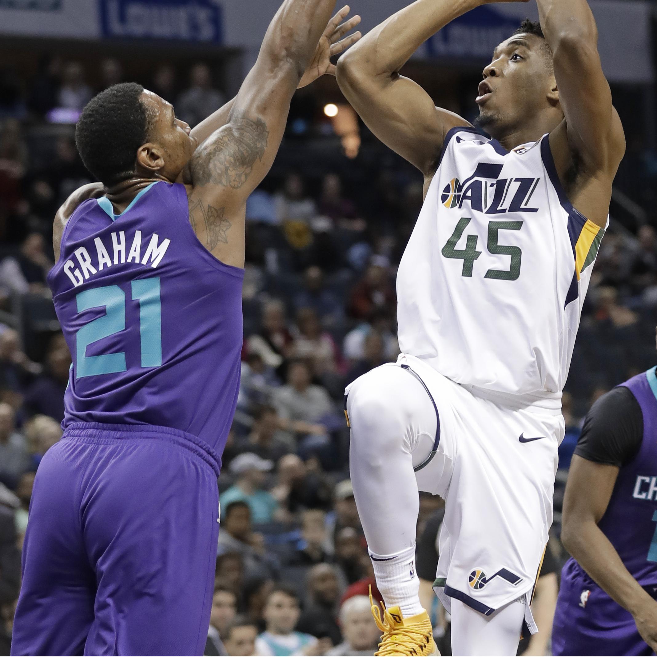 Jazz fall to the Hornets 99-88 despite Donovan Mitchell's 35 points