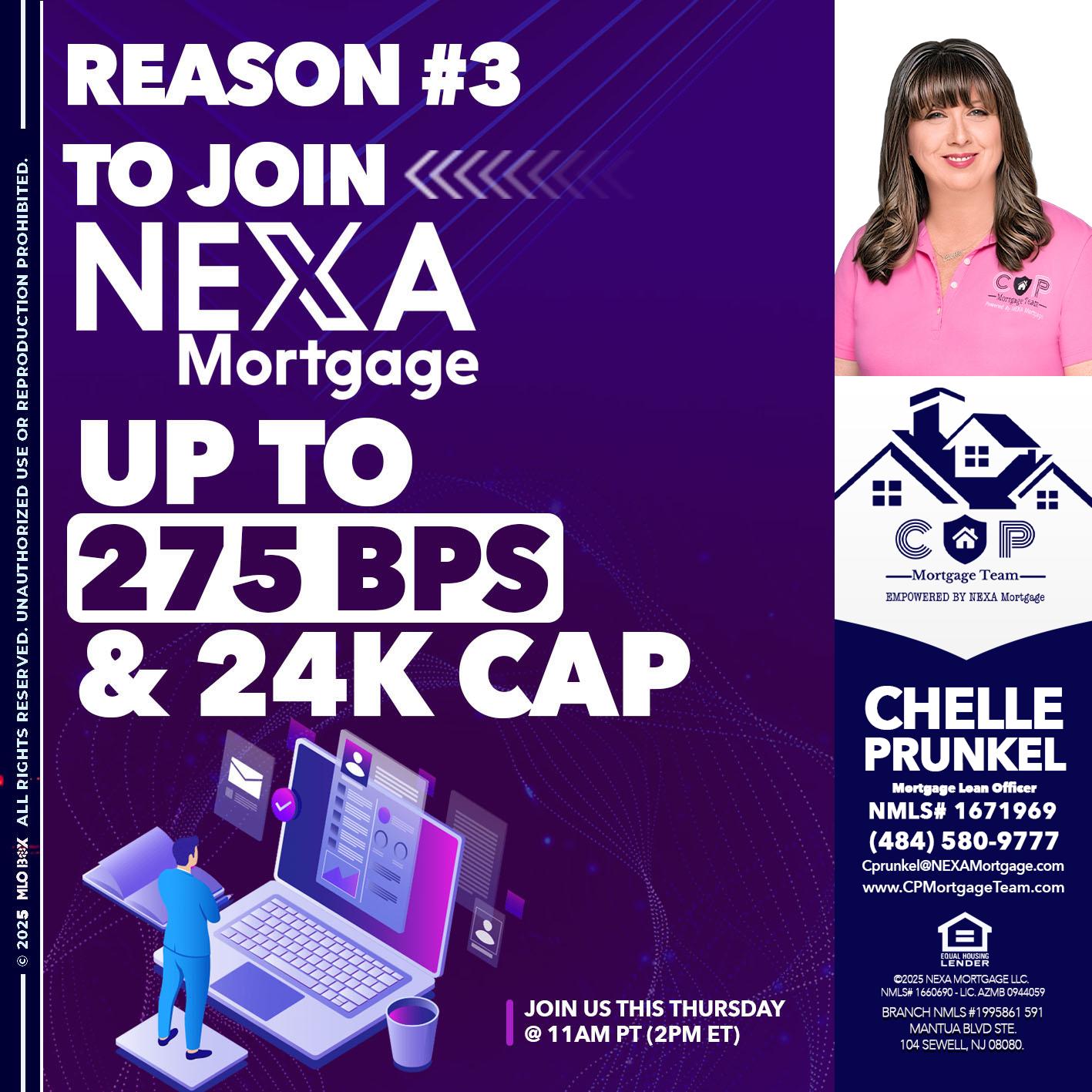 REASON 3 - Chelle Prunkel -Senior Mortgage Loan Officer
