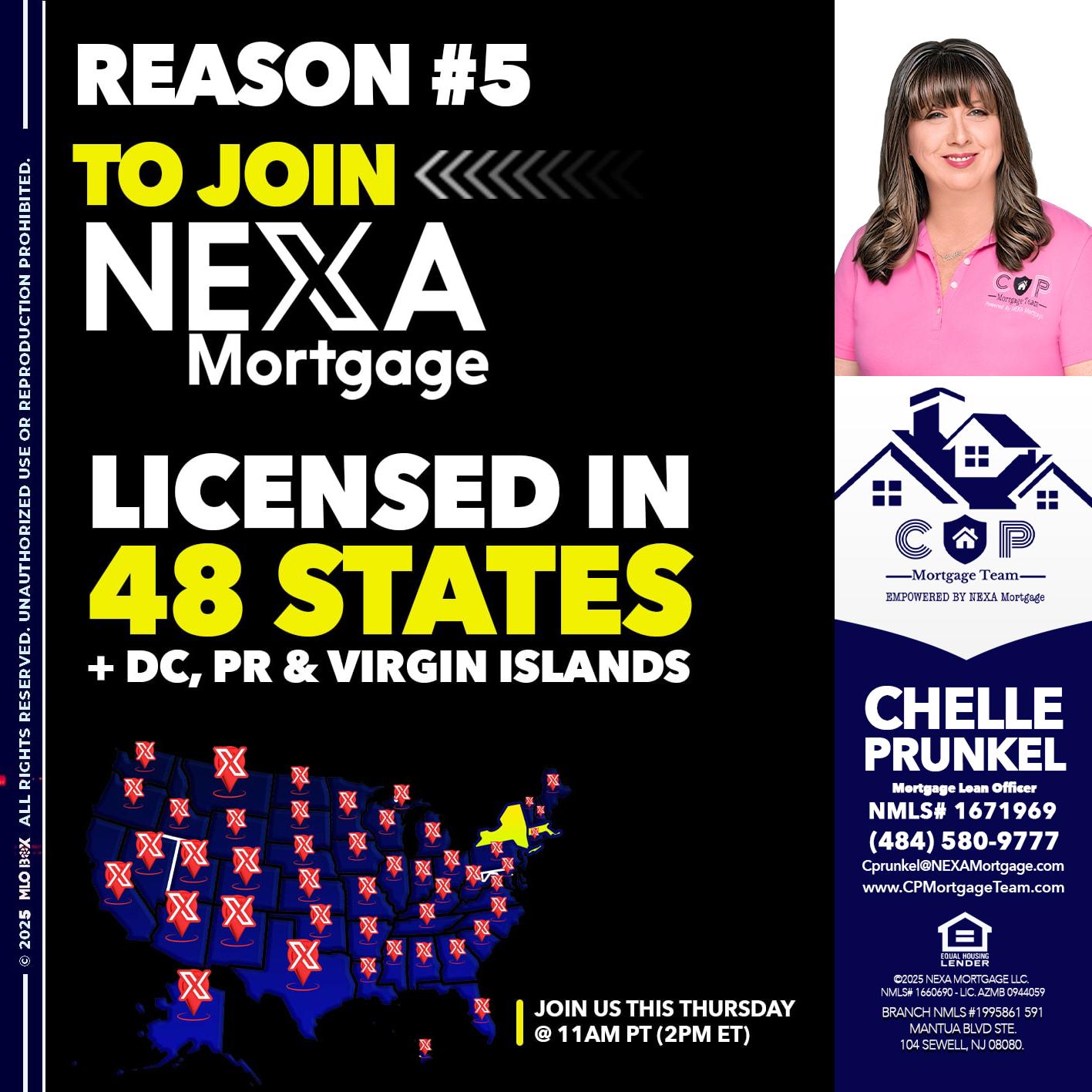 REASON 5 - Chelle Prunkel -Senior Mortgage Loan Officer