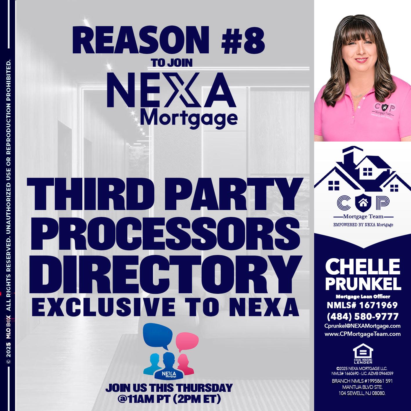 REASON 8 - Chelle Prunkel -Senior Mortgage Loan Officer