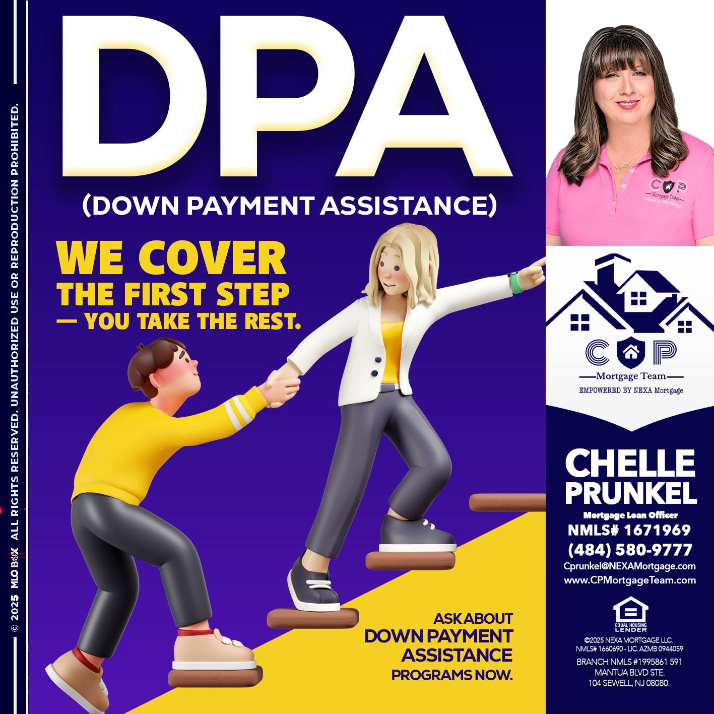 DPA LOANS - Chelle Prunkel -Senior Mortgage Loan Officer