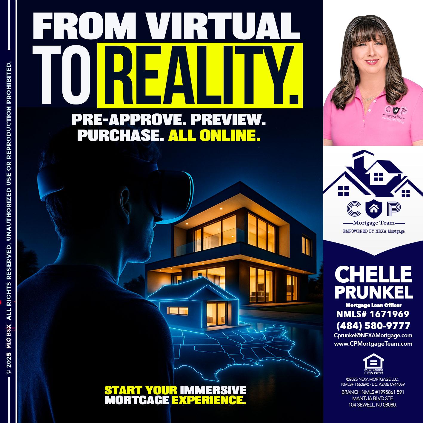 FROM VIRTUAL - Chelle Prunkel -Senior Mortgage Loan Officer