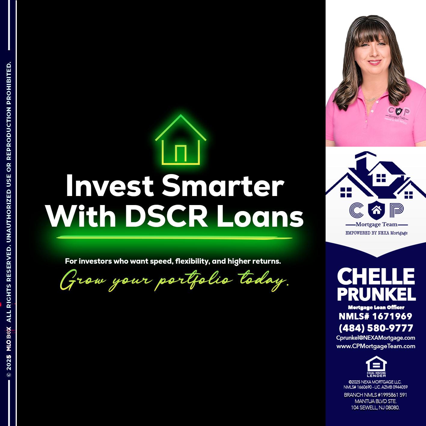 invest smarter - Chelle Prunkel -Senior Mortgage Loan Officer