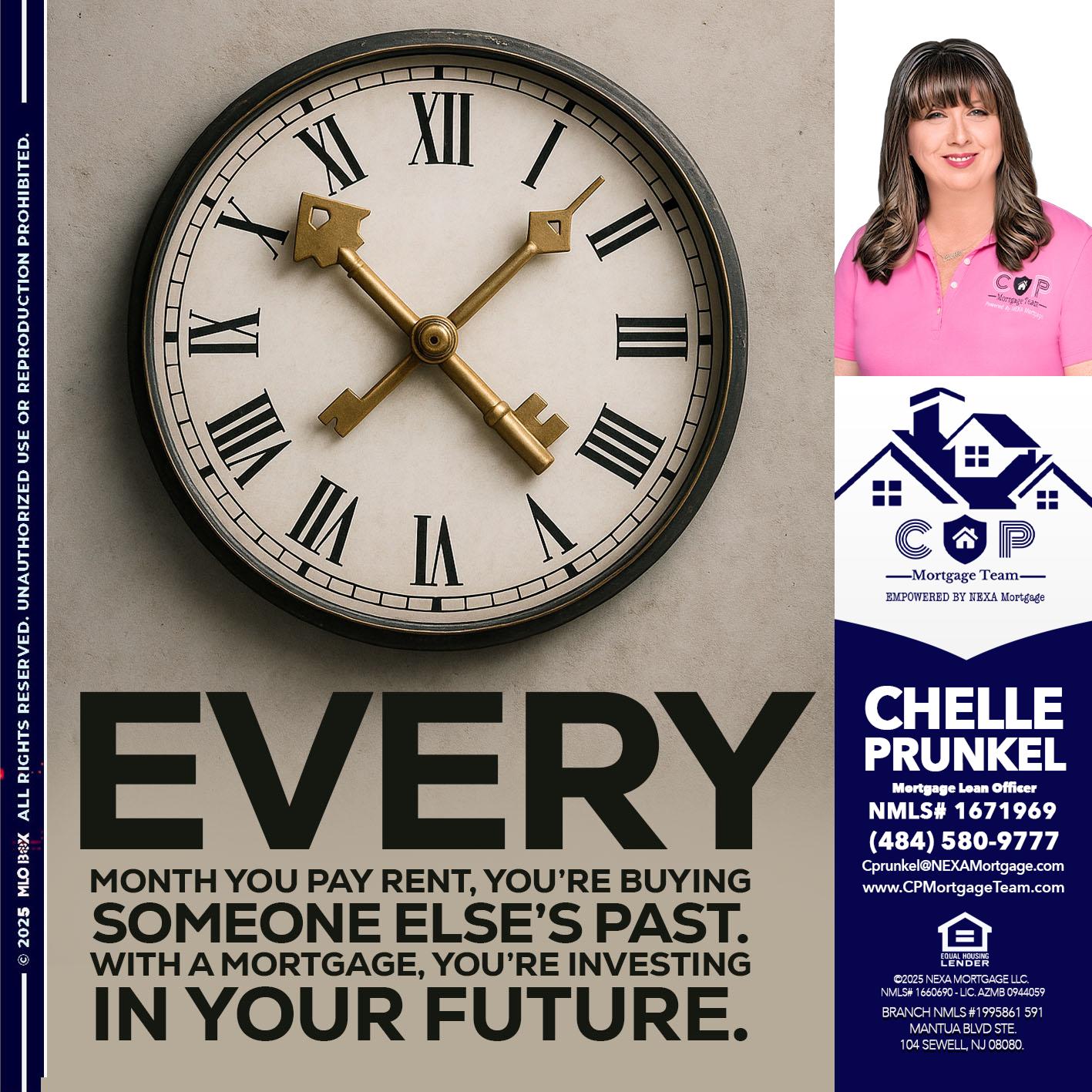 EVERY MONTH - Chelle Prunkel -Senior Mortgage Loan Officer
