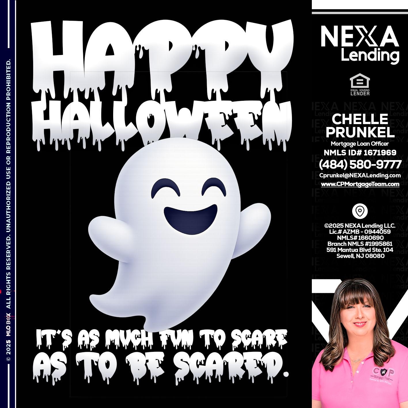 HAPPY HALLOWEEN - Chelle Prunkel -Senior Mortgage Loan Officer