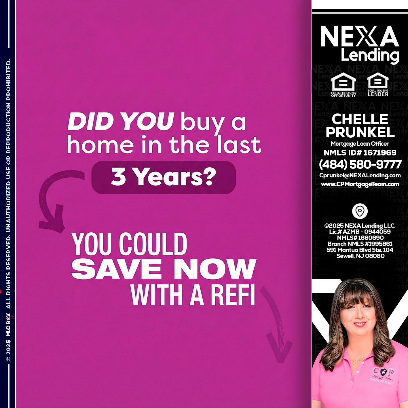 did you - Chelle Prunkel -Senior Mortgage Loan Officer