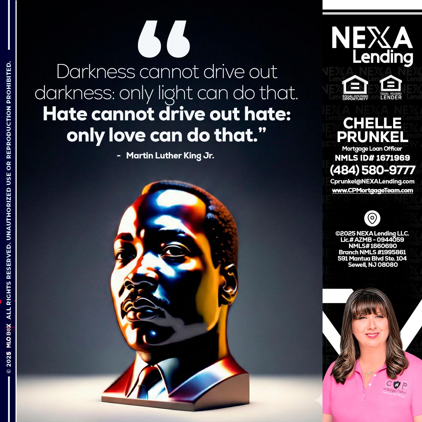 MLK 2026 - Chelle Prunkel -Senior Mortgage Loan Officer