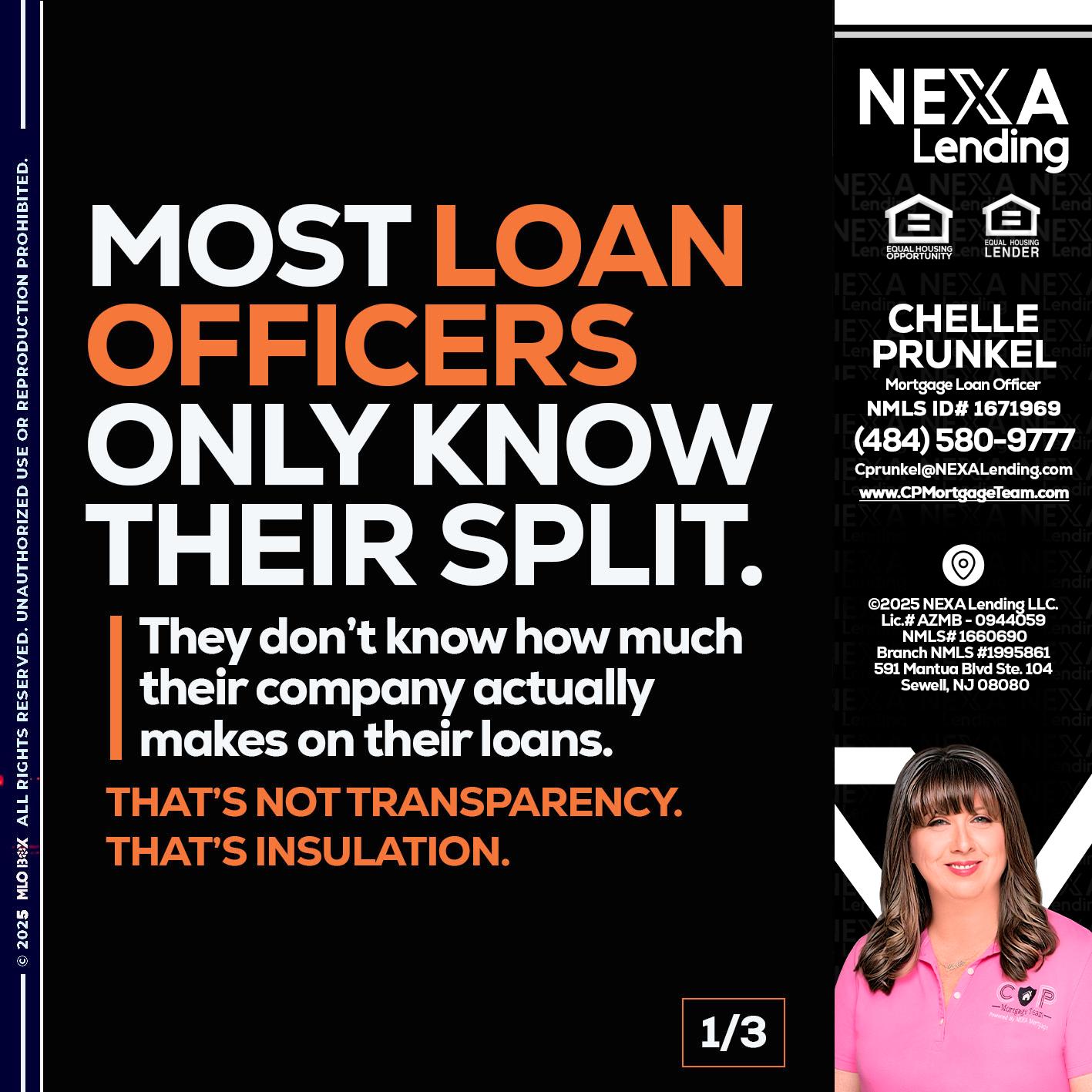 1 OF 3 - Chelle Prunkel -Senior Mortgage Loan Officer