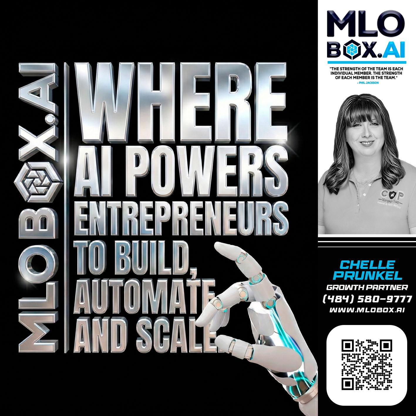 WHERE AI POWERS - Chelle Prunkel -Senior Mortgage Loan Officer