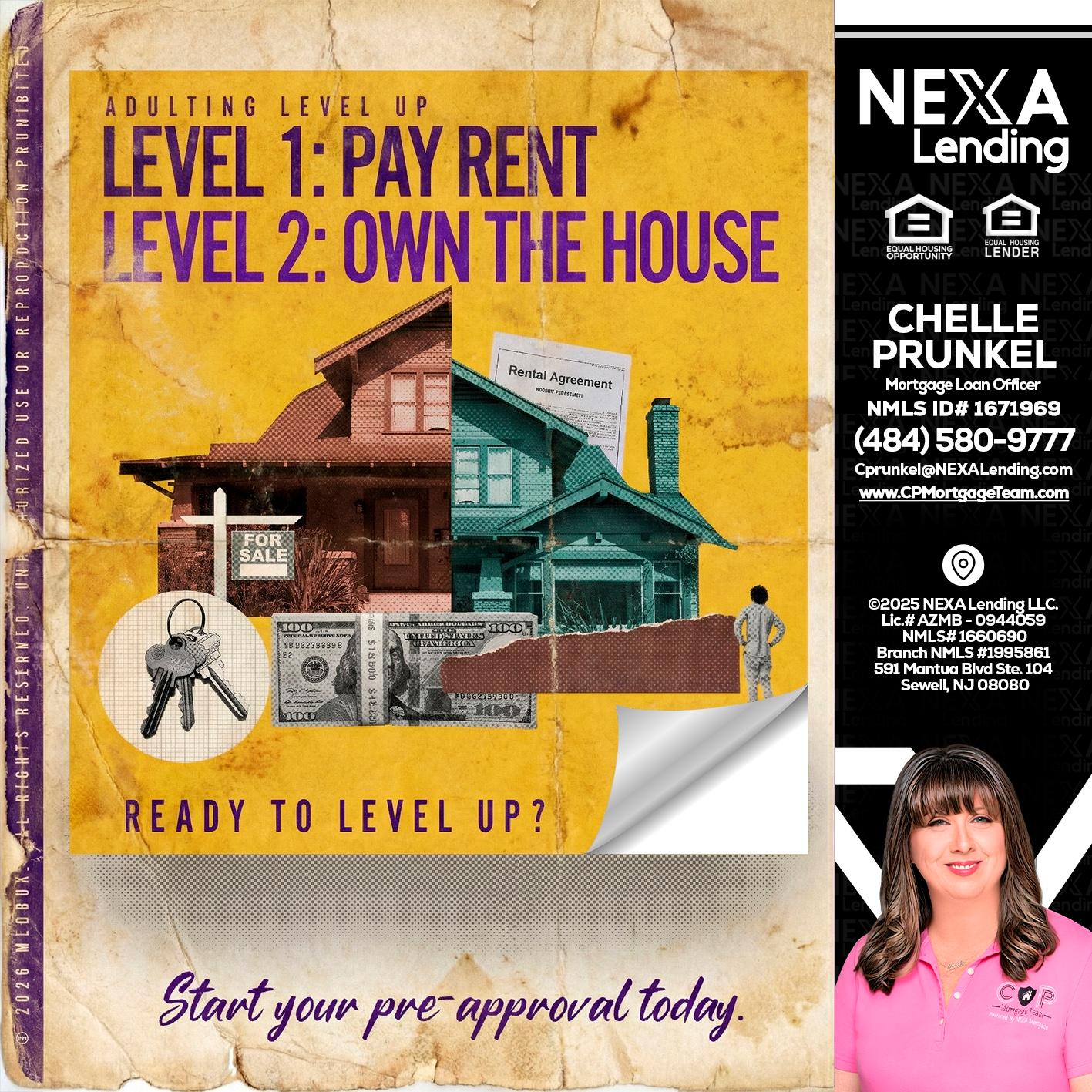 LEVEL 1 - Chelle Prunkel -Senior Mortgage Loan Officer