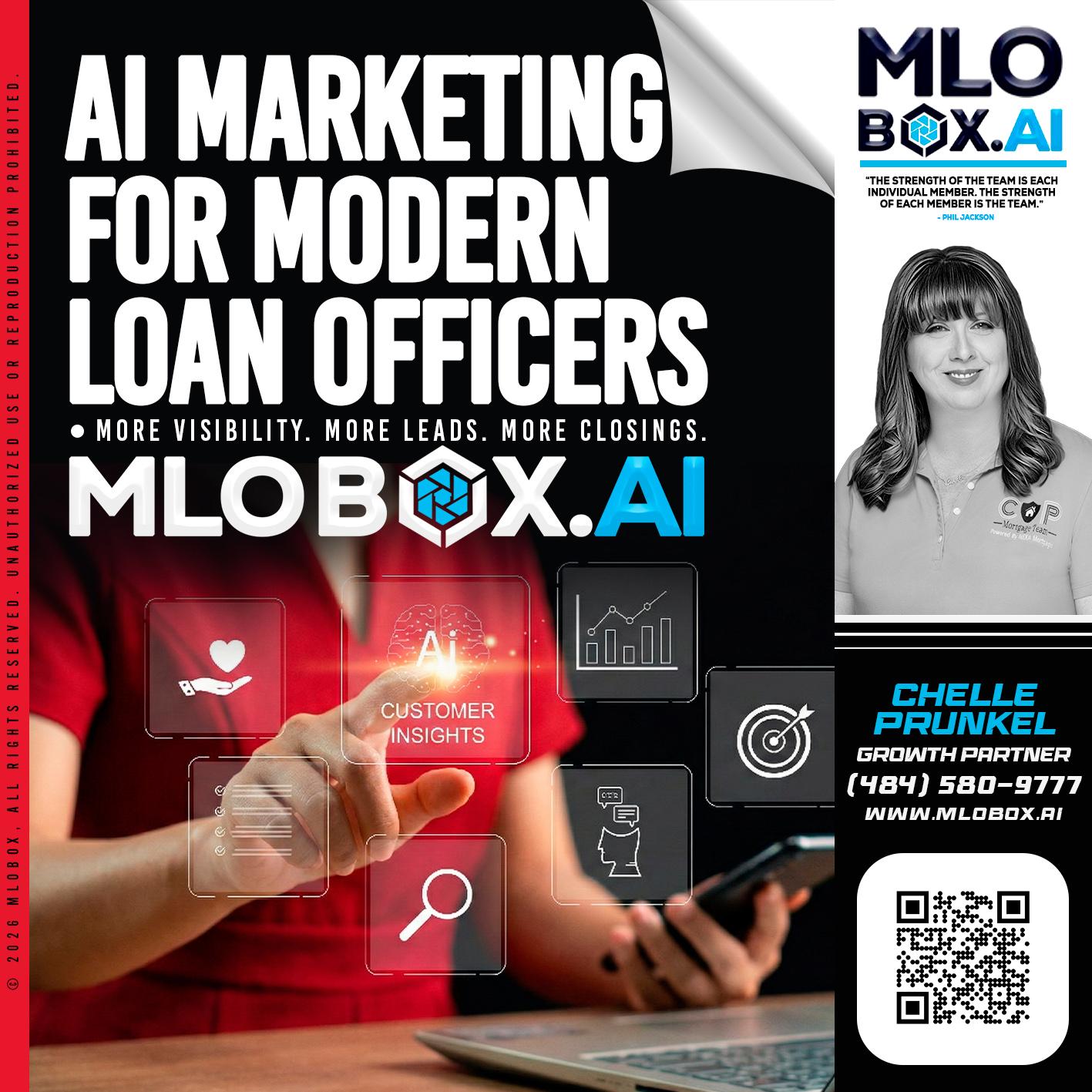 AI MARKETING - Chelle Prunkel -Senior Mortgage Loan Officer