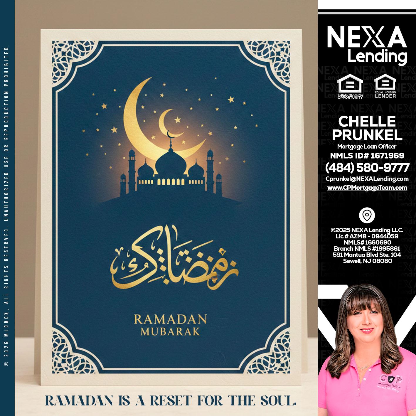 HAPPY RAMADAN - Chelle Prunkel -Senior Mortgage Loan Officer