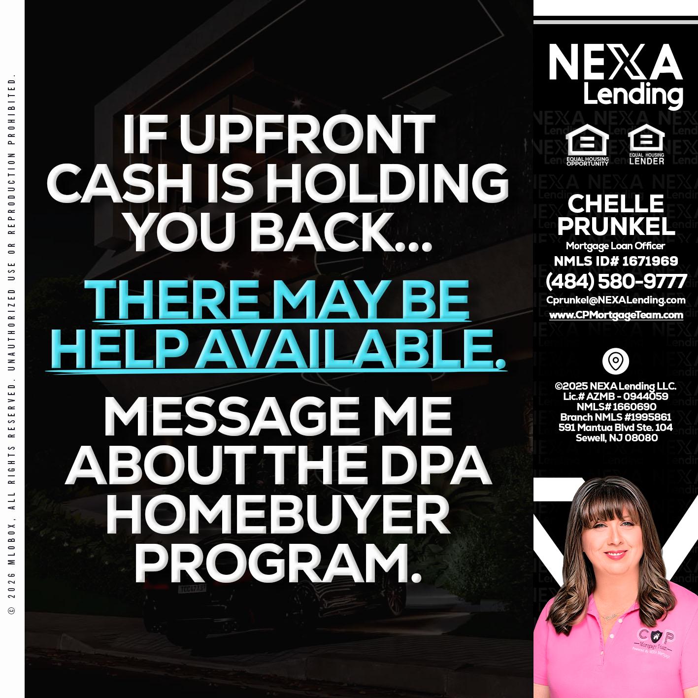 IF UPFRONT - Chelle Prunkel -Senior Mortgage Loan Officer