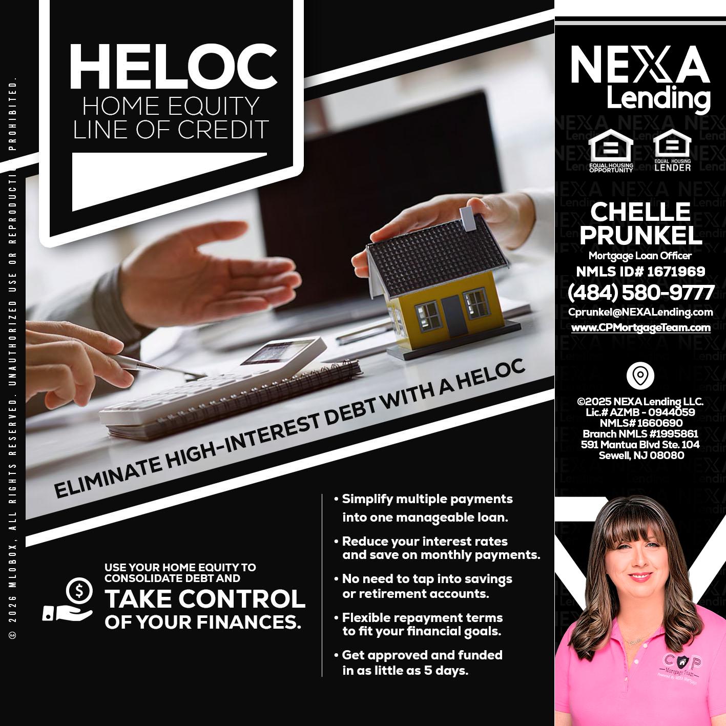 HELOC - Chelle Prunkel -Senior Mortgage Loan Officer