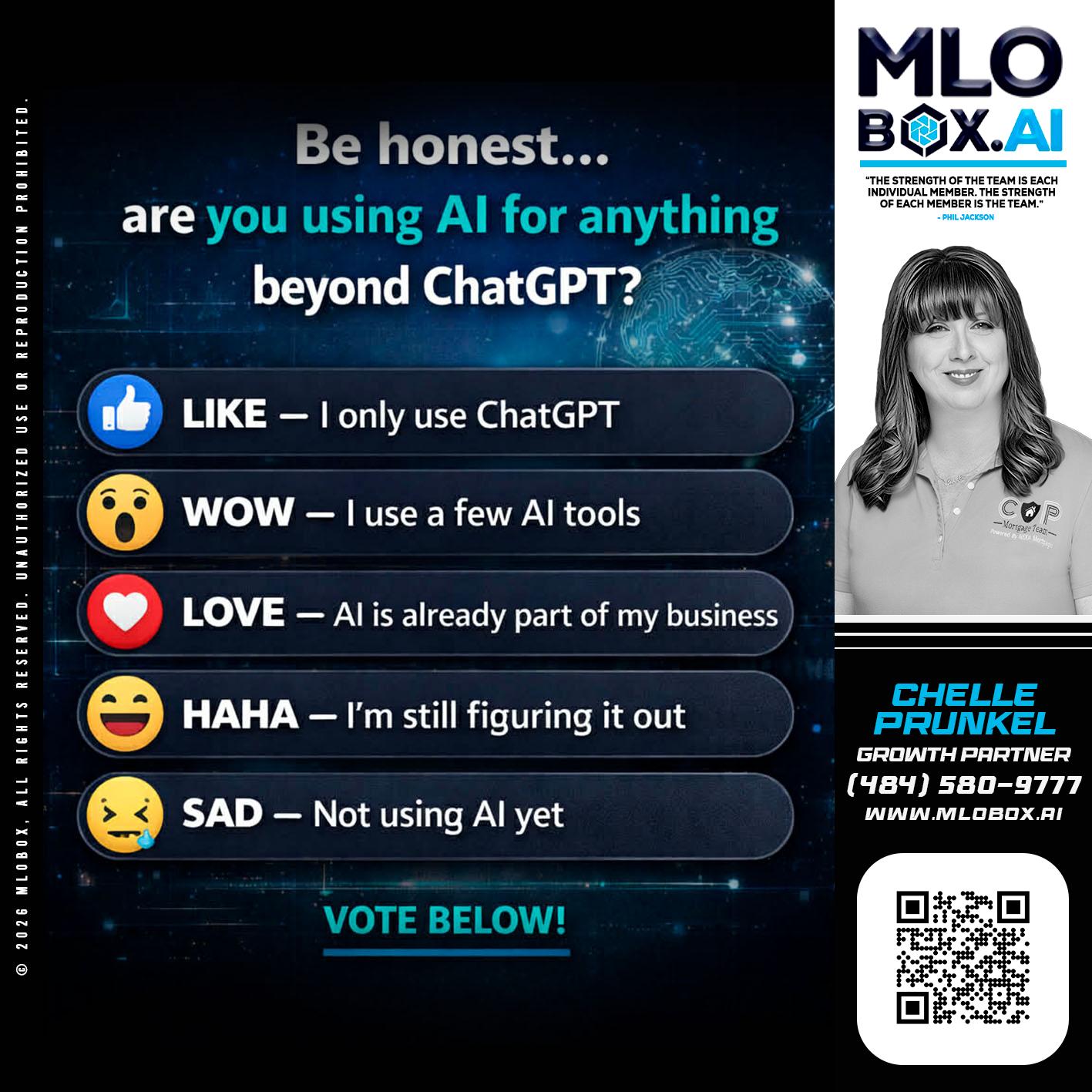 BE HONEST - Chelle Prunkel -Senior Mortgage Loan Officer